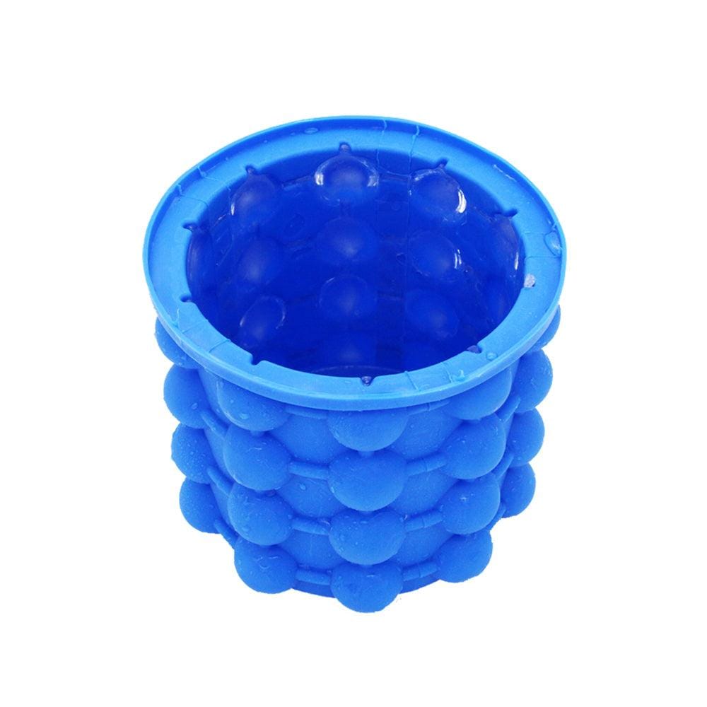 Silicone ice cube maker