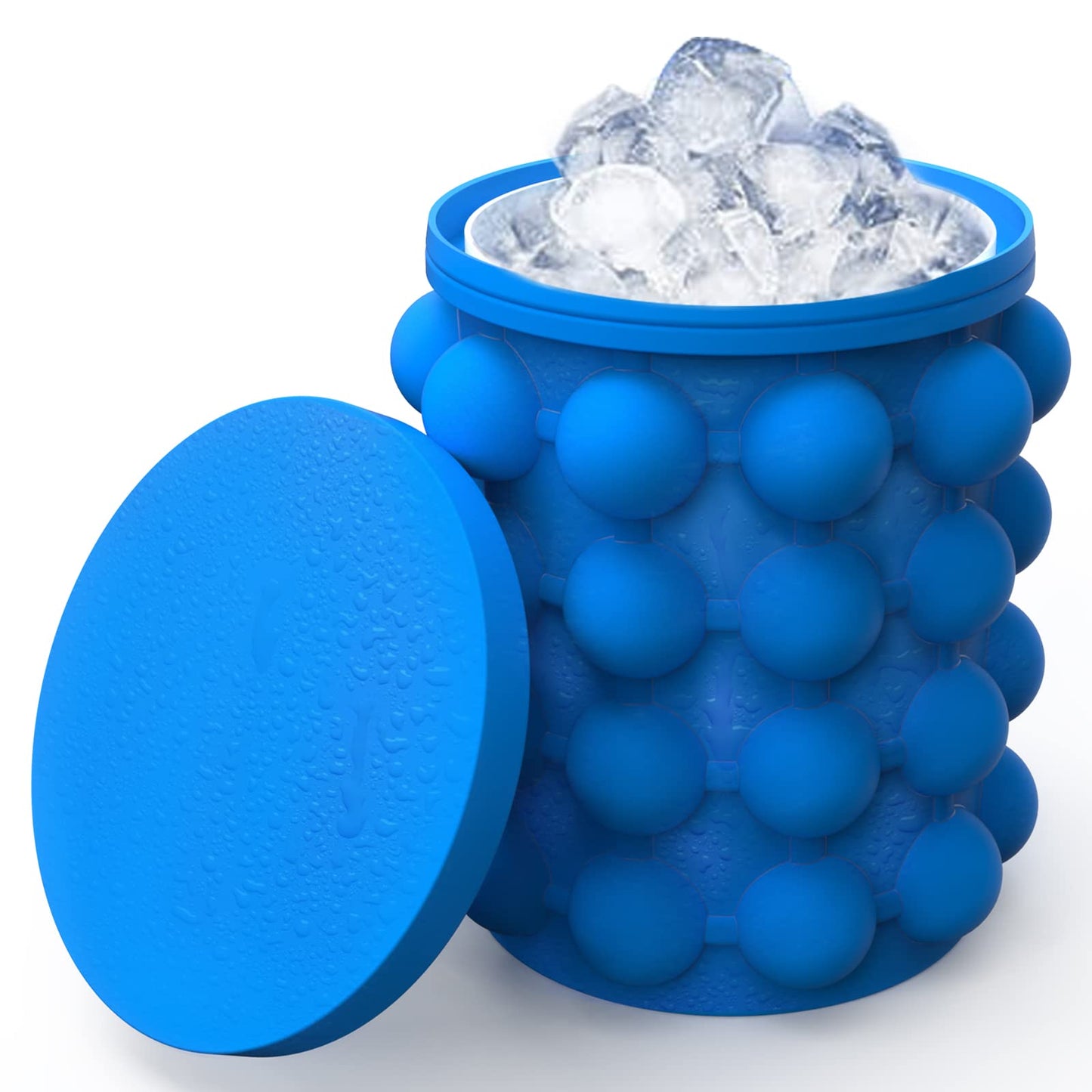 Silicone ice cube maker